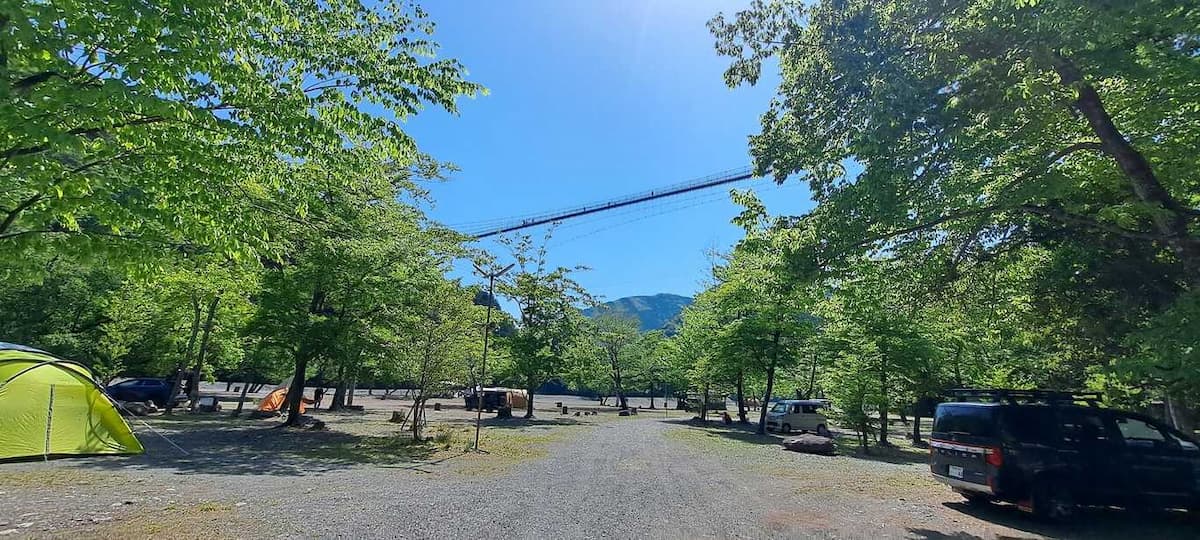 つり橋の里キャンプ場 - 日本一の吊り橋のもとで！