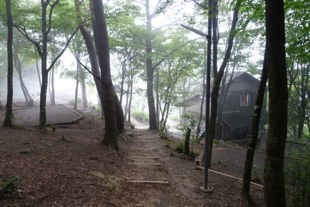 大川山キャンプ場 - 木の香り漂うバンガローが人気