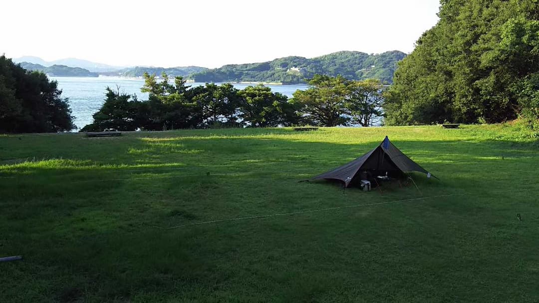 大浜崎キャンプ場 - 因島大橋を望むロケーション