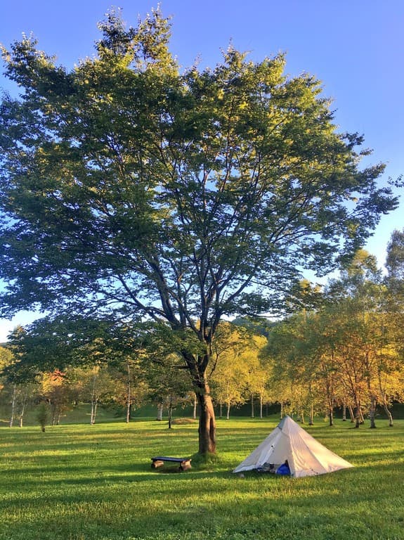 上磯ダム公園 - 芝生の広がる気持ち良いサイトです♪