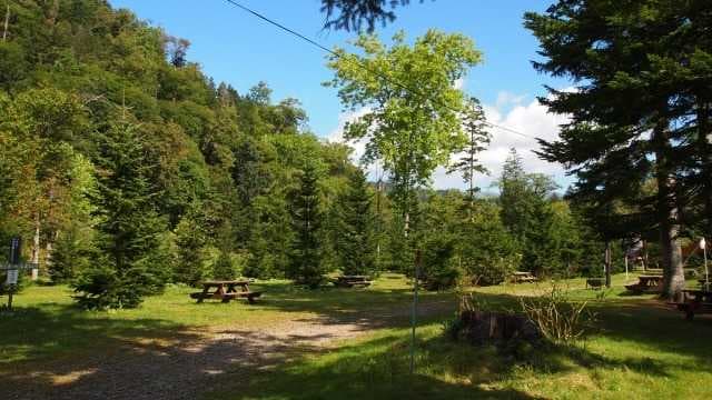 国設然別峡野営場